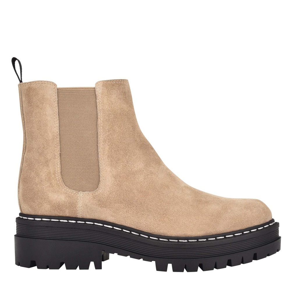 MARC FISHER PIRRO CHELSEA LUGSOLE ANKLE BOOTIE